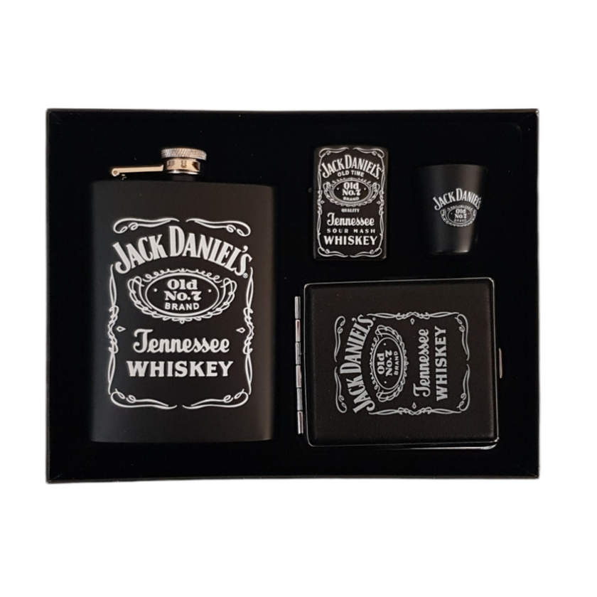 Φλασκί σετ Jack Daniel's stainless steel 8oz