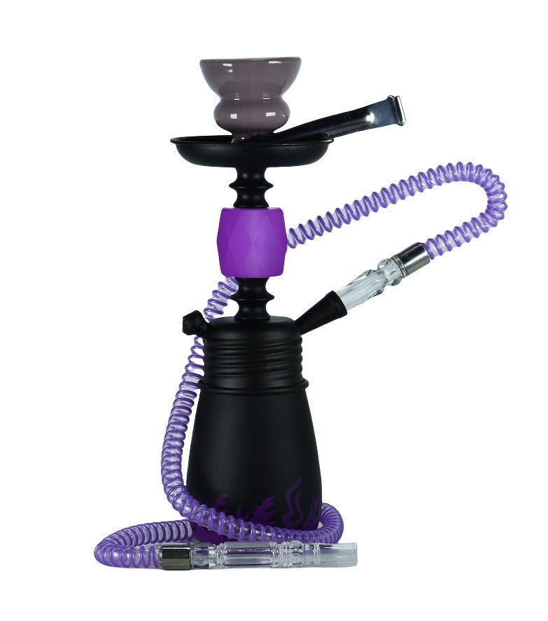 Ναργιλές φλόγα ματ οβάλ μπουκάλι 31cm Μωβ