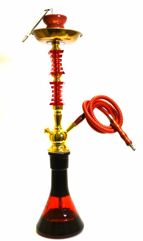 Ναργιλές 55cm χρυσός - κόκκινος