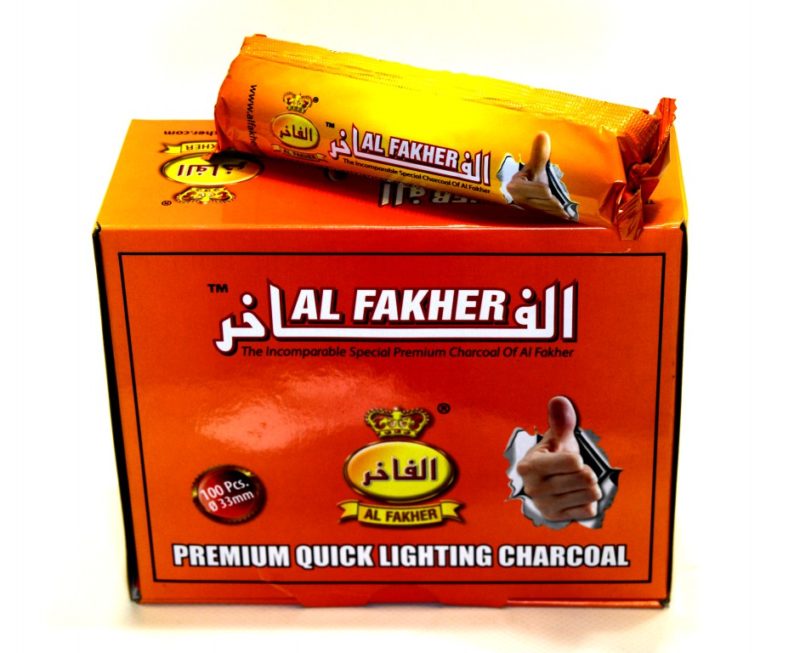 Al Fakher Charcoal κούτα 100τεμ. 33mm