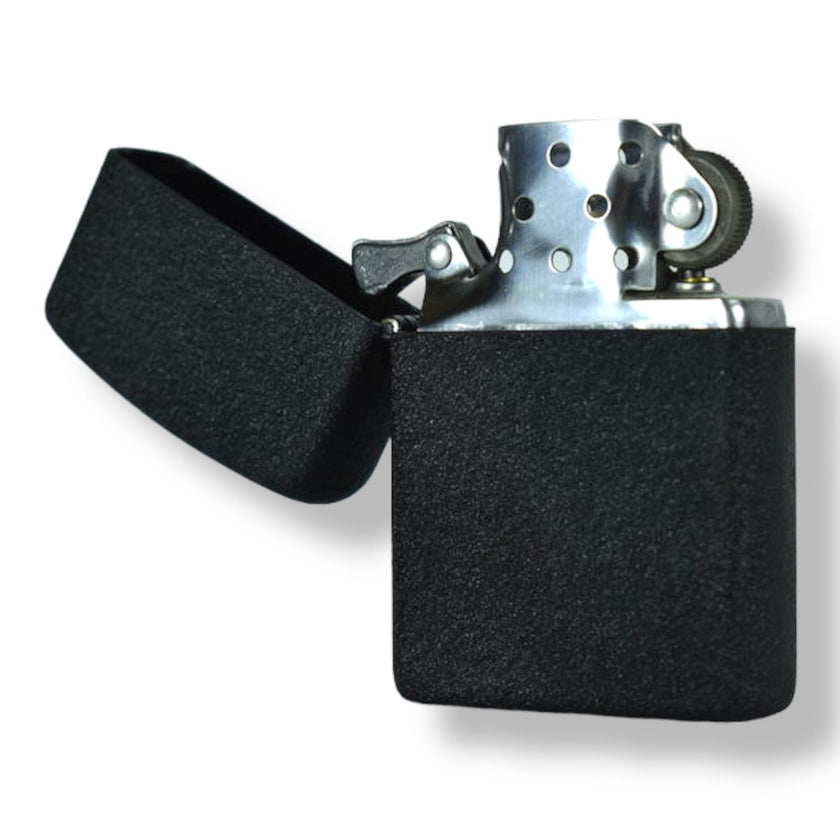 Αναπτήρας Λαδιού Αντιανεμικός Earth Βlack Crackle