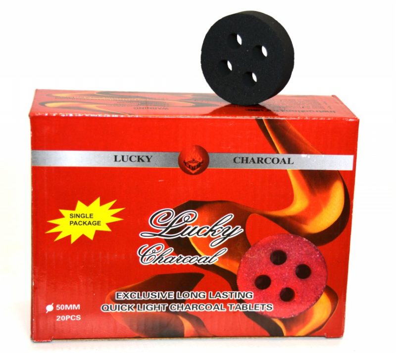 Lucky Charcoal 50mm - 20 τεμάχια