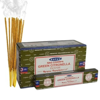 Satya Αρωματικά Sticks Green Citronella 15τμχ