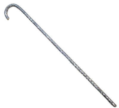 Μπαστούνι χορού oriental με πούλιες ασημί 95cm