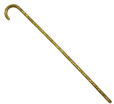 Μπαστούνι χορού oriental με πούλιες χρυσό 95cm