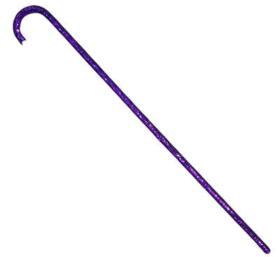 Μπαστούνι χορού oriental με πούλιες μωβ 95cm